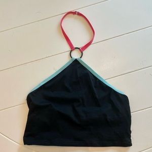 Delia’s O-Ring Halter Cropped Top